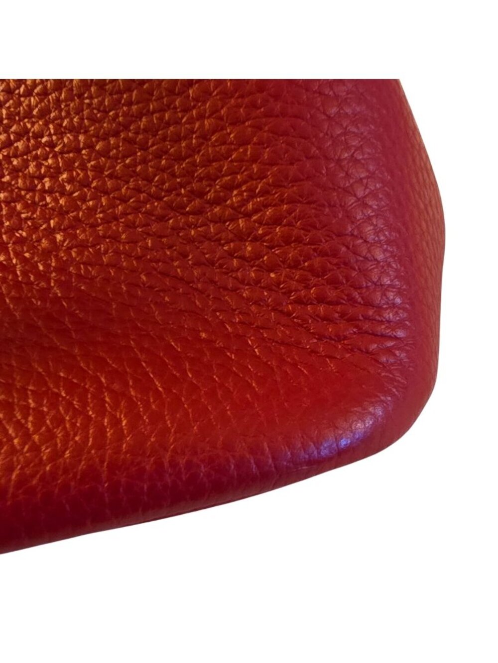 Coach Legacy Medium Carryall 28 Red Pebbled Leather Satchel Crossbody Bag - Picture 10 of 16